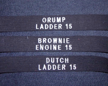 Double Line Fabric Name/Rank Tapes